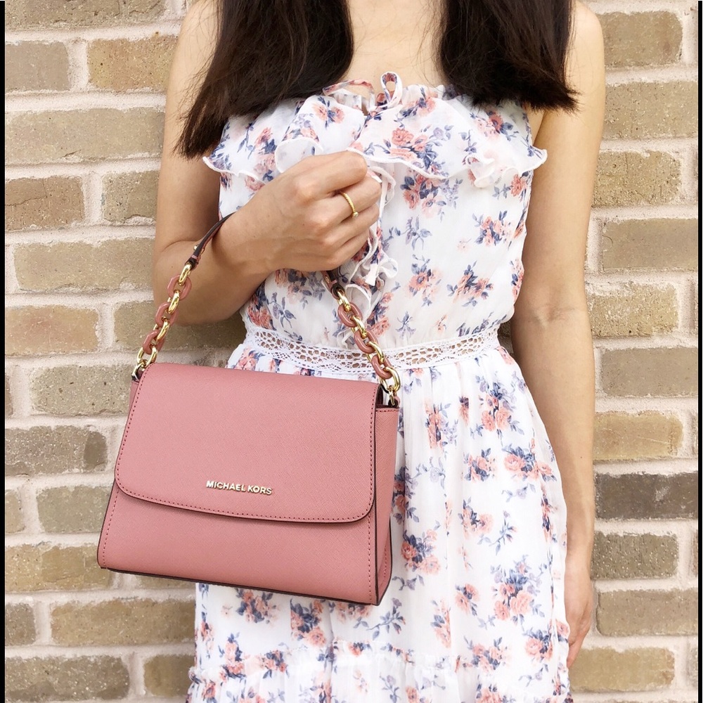 Gaby’sBags👜💕-NWT Michael Kors Purse Rose Pink - Picture 3 of 8